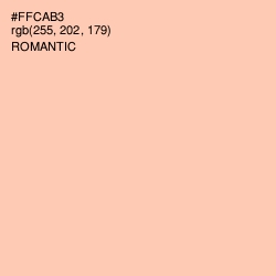 #FFCAB3 - Apricot Peach Color Image